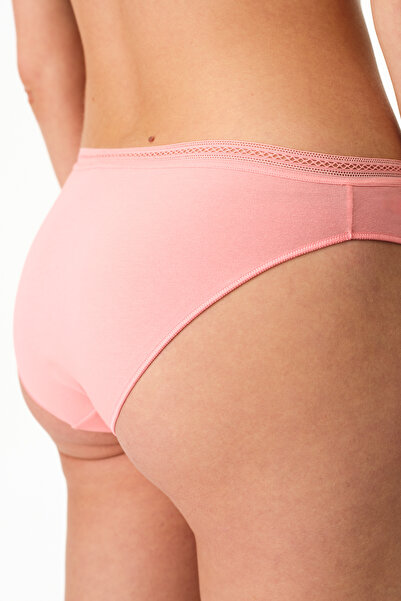Penti Pembe Easy Pamuklu Trim Slip Külot
