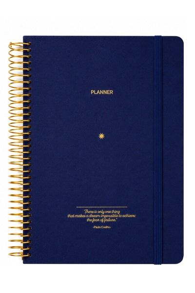 Victoria's Journals A5 Spiral Linen Unlimited Planner Agenda με λάστιχο και τ...