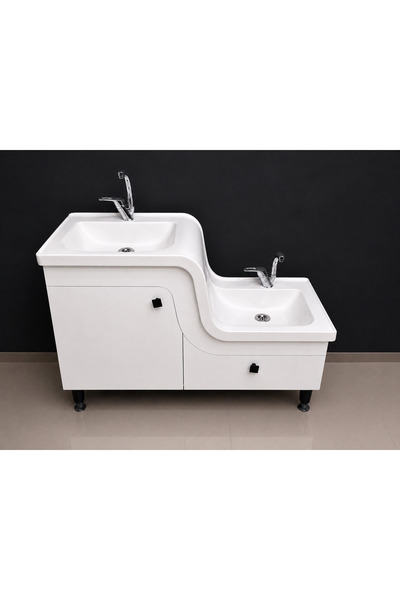 ADNAN MOBİLYA abdest lavabosu/Z lavabo/ikili lavabo 100x45