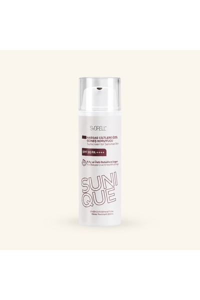 SYORELL كريم Sunique النباتي الواقي من الشمس للأطفال بمعامل حماية 30 SPF