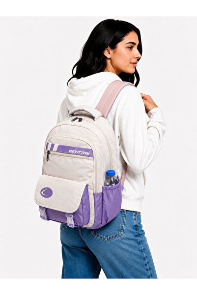 Bevitton Bvt-34300 School Bag Water Repellent Special Fabric School Backpack ...