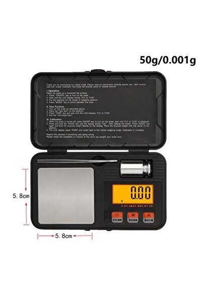 Choice 50g Digital Mini Scale 200g/0.01g 50g/0.001g High Precision Pocket Ele...