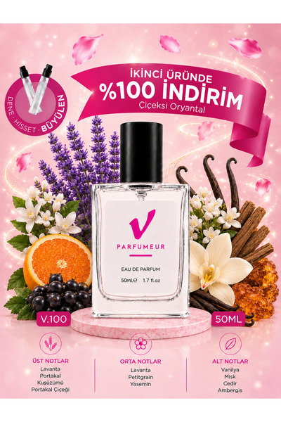 V.100 Edp Selective 50 ml Kadın parfüm | Oryantal – Çiçeksi