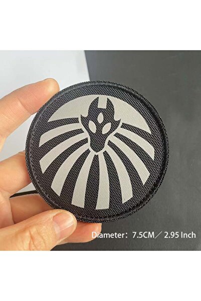 Choice7 Reflective 01 SCP Foundation Emblem Tactical Stickers IR Reflective P...