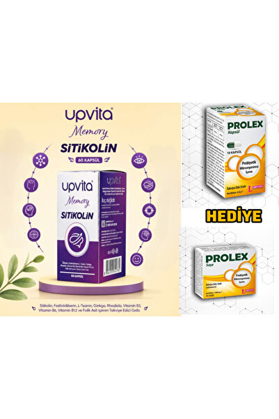 ufukfarma UPVİTA SİTİKOLİN MEMORY 60KP +++ HEDİYELİ