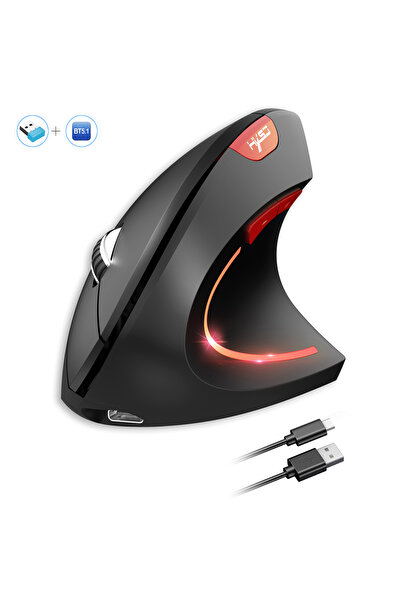 choice2 T22B Hot Sale New HXSJ Dual Mode Vertical Mouse Ergonomic ABS 600mAh ...