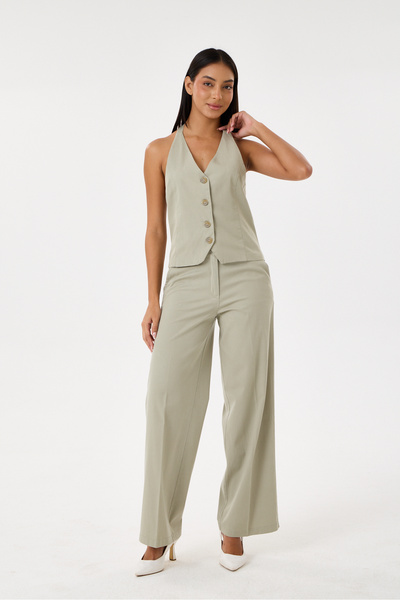 FİRİ 100% Tencel Halter Neck Vest