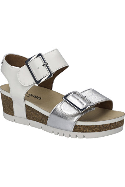 Josef Seibel Quinn 02 | Sandale für Damen | Grau Quinn 02, Silber-Kombi
