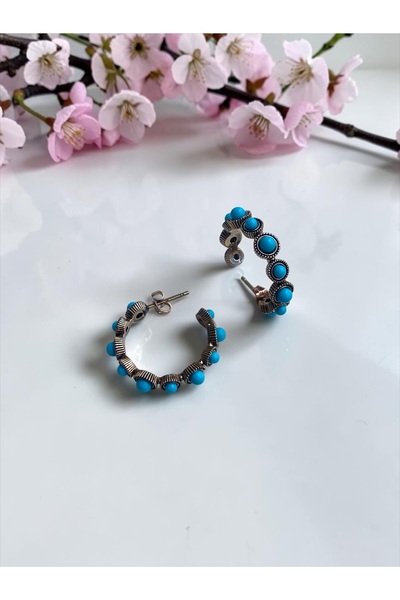 FAYRA ACCESSORIES Waterway Hoop Earrings