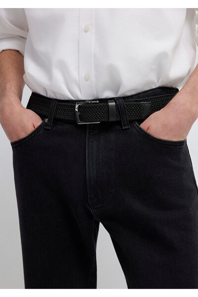 Mavi Black Knitted Belt 0912270-900