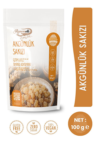 EMİNE TÜRK ANNEMELİ Akgünlük Sakızı - 100g - Boswellia Serrata Ağacından %100...