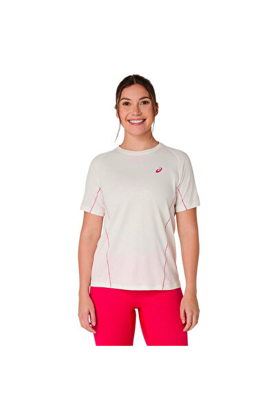 Asics GAME Μπλούζα με ολόσωμη στάμπα με σχέδιο παιχνιδιών 2042A385-100 Εκρού
