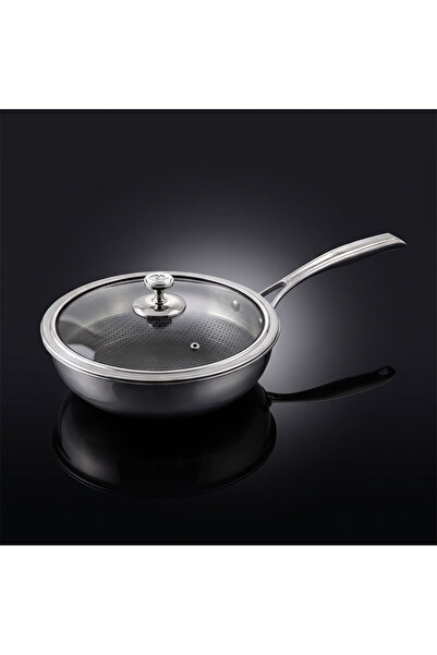 Jumbo Gourmet 3PLY İndüksiyon Tabanlı Wok Tava 26 cm