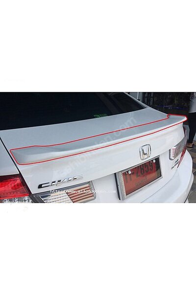 Universal Honda Civic FB7 Bagaj Üstü Spoiler Yapışık Abs Plastik 2012-2015