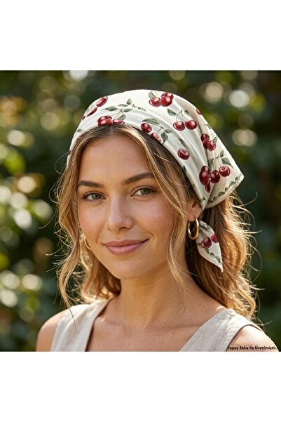 48x48 cm Rayon Saten Bandana Fular