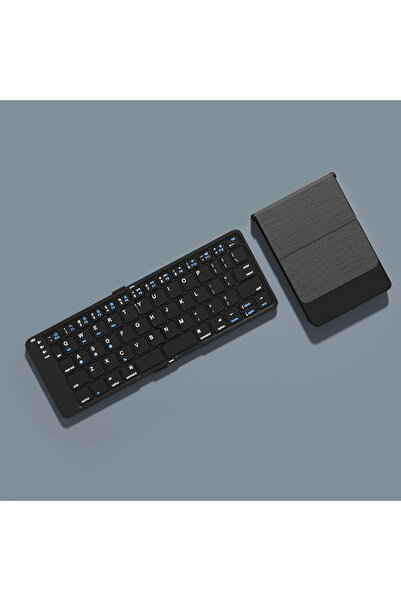 Choice Korea layout Two Folding BOW Foldable Bluetooth Keyboard Rechargeable ...