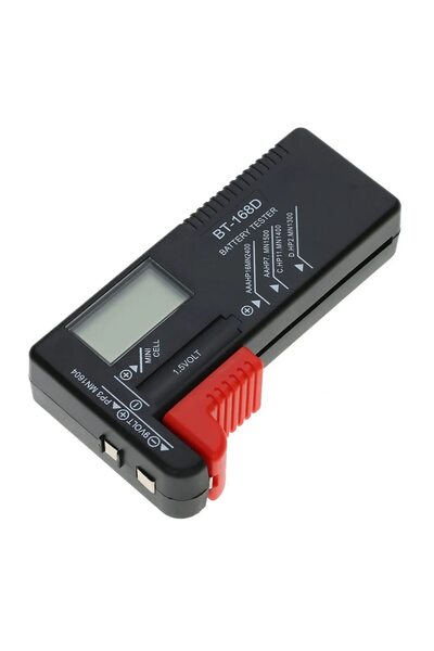 Choice BT-168D Digital Battery Tester Universal Digital LCD Battery Checker A...