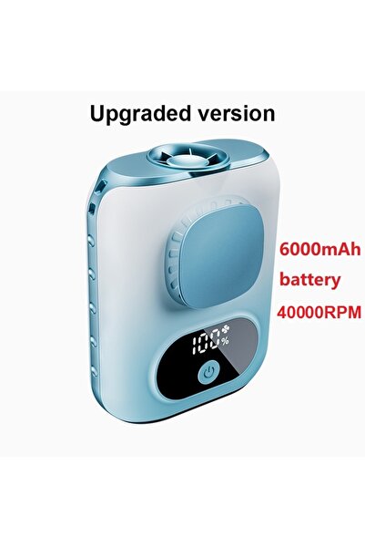 Choice3 Upgraded version BU 3CM Thin Tiny Portable Waist Fan 6000mAh Clip On ...