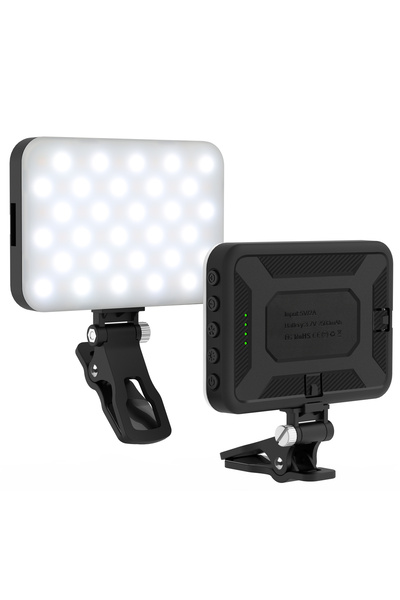Choice black LED Selfie Light,60 LED Beads 2500mAh Rechargeable CRI 97+, 7 Li...