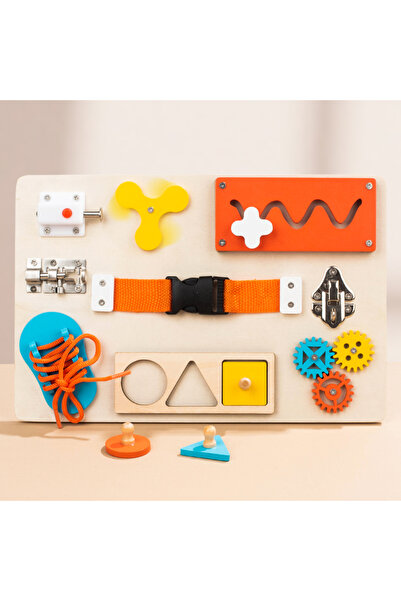 Choice3 D Montessori Toy Steering Wheel Wooden Busy Board Wooden Sensory Toys...