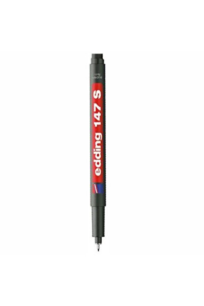Edding E-147 S Acetate Pen with Eraser Black 10 Pieces Ed14701 (1 Pack of 10 ...