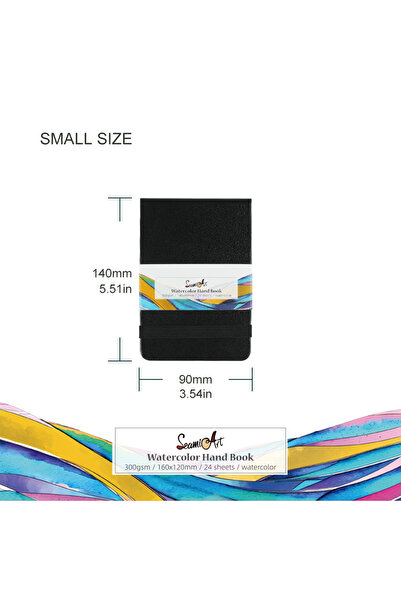 Choice Small (Cold Pressed) SeamiArt A4/A5 Drawing Notebook Sketchbook Handbo...