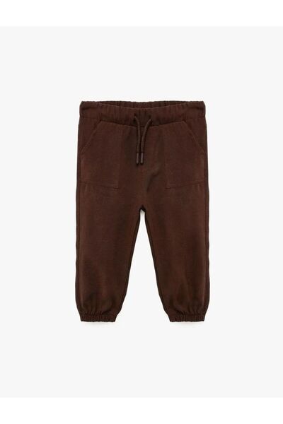 Koton Pamuklu Beli Bağcıklı Modal Karışımlı Basic Jogger Pantolon