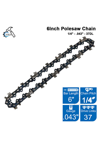 Choice1 6inch 1pc 4/6/8 Inch Saw Bar 28/36 Knots Electric Chain Saw Accessori...