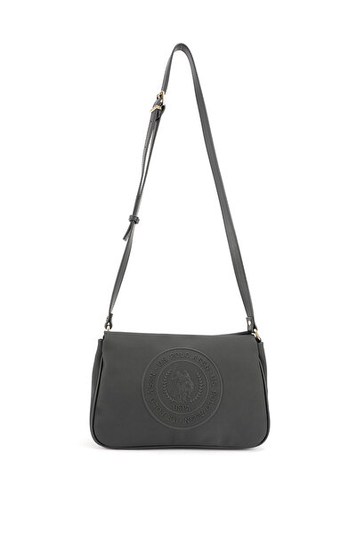 U.S. Polo Assn. حقيبة ماسنجر نسائية سوداء US26672