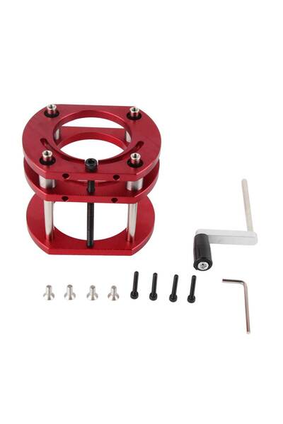 Choice Red Router Lift Base Aluminum Alloy Stainless Steel 4 Jaw Clamping Rou...
