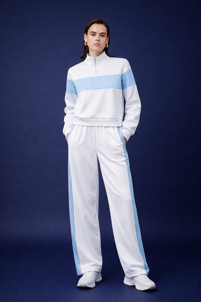 HAKKE Comfortable cut high waist modal tracksuit bottom top set