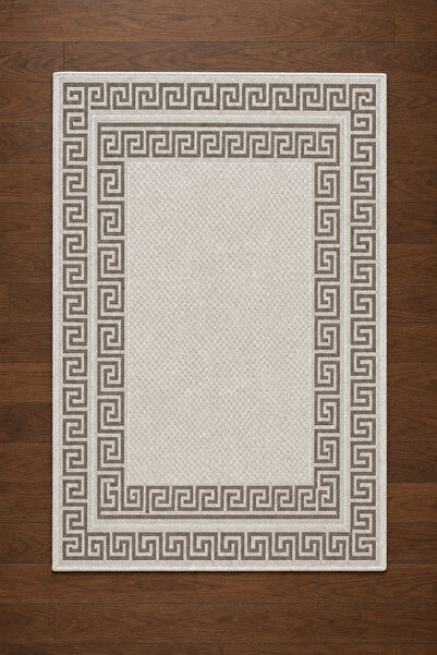 Çelsa Home Versaj Bukle Lüks Pamuklu, Makinede Yıkanabilir Kilim - Bej / Yoll...