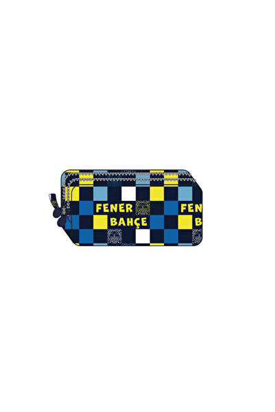 Fenerbahçe Me Bag Fenerbahçe Checkers Pattern Pen Bag 24703