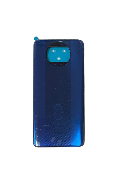 Choice Blue Back Cover For Poco X3 Back Battery Rear Housing Door Cover For P...