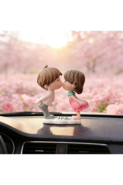 Choice5 Type5 Car Decoration Cute Cartoon Couples Action Figure Figurines Bal...