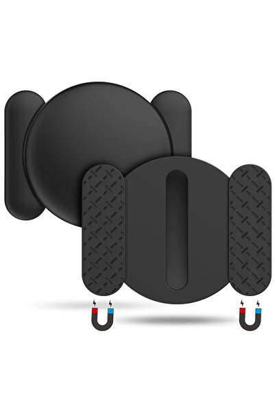 Choice Black-2Pack 2Pcs Strong Magnetic Silicone Protective for Airtag Hidden...