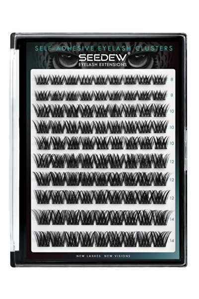 Choice رموش صناعية ذاتية اللصق MIX8-14mm من SEEDEW لتمديد الرموش