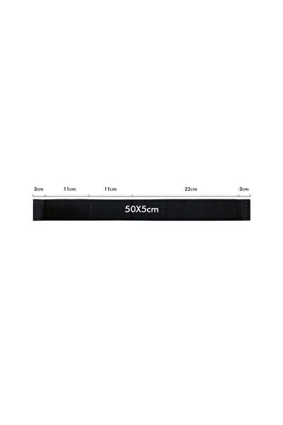 Choice 50x5cm Black Car Trunk Organizer with Magic Tapes Fixing Belt Auto Int...