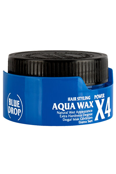 Aqua Wax X4 - Tropik Kokulu Su Bazlı Saç Wax | Islak ve Sert Görünüm | Güçlü ve Uzun Süreli Etki