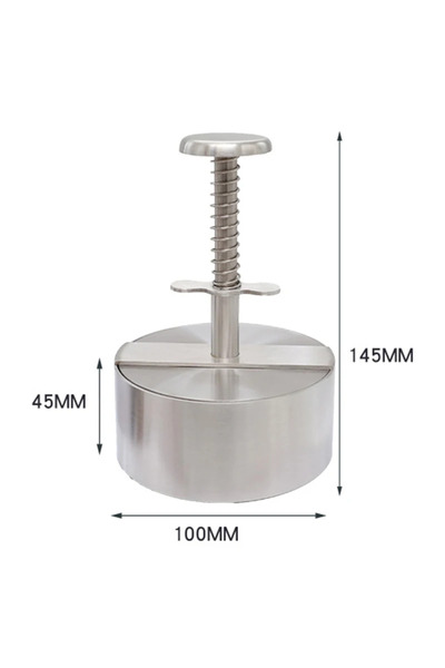 choice2 10cm 304 Stainless Steel Hamburger Meat Press Burger Patty Maker Mold...