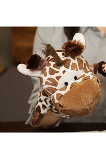Choice 25-27cm Giraffe Stuffed Plush Animals Toys Hand Finger Story Puppet Ka...