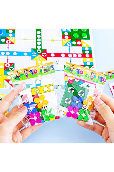 Choice 15pcs 15 Pcs Mini Board Game Flight Chess Toys Kids Birthday Party Fav...