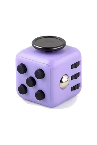 Choice6 purple black Fidget Cube Antistress Hand Spinner Decompression Toy fo...