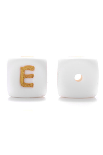 Choice E 10Pcs 12mm Silicone Letters Beads English Alphabet Baby Teether For ...