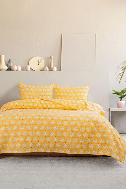 Elart Riva Pike Double 100% Cotton (200X220 cm) Yellow