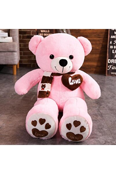 Choice 80cm pink High Quality 4 Colors Teddy Bear With Scarf Stuffed Animals ...