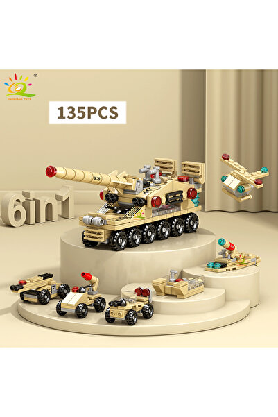 Choice13 NO.0-5 HUIQIBAO 6IN1 City Engineering Car Police Truck Building Bloc...