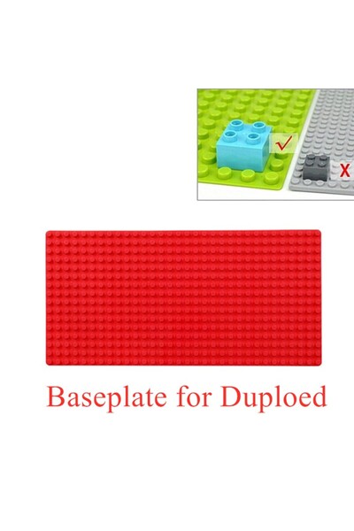 Choice1 Red 16*32 Dots DIY Large Baseplate Accessories Building Blocks Toys, ...