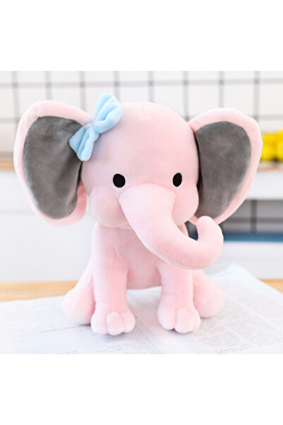 Choice Pink Comfort Sleeping Elephant Doll Pink Grey Elephant Plush Toy for C...