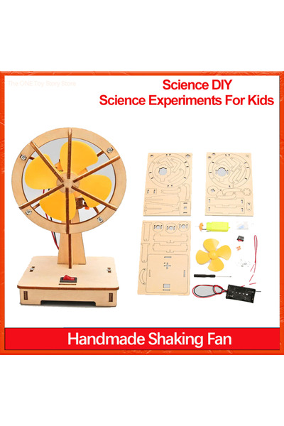 Choice Fan Set Children's Handmade Diy Electric Shaking Fan, Scientific Educa...